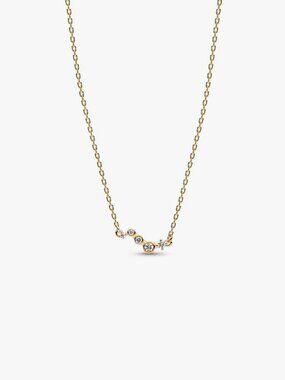 Pandora Era Lab-Grown Diamond Droplet Bar Necklace